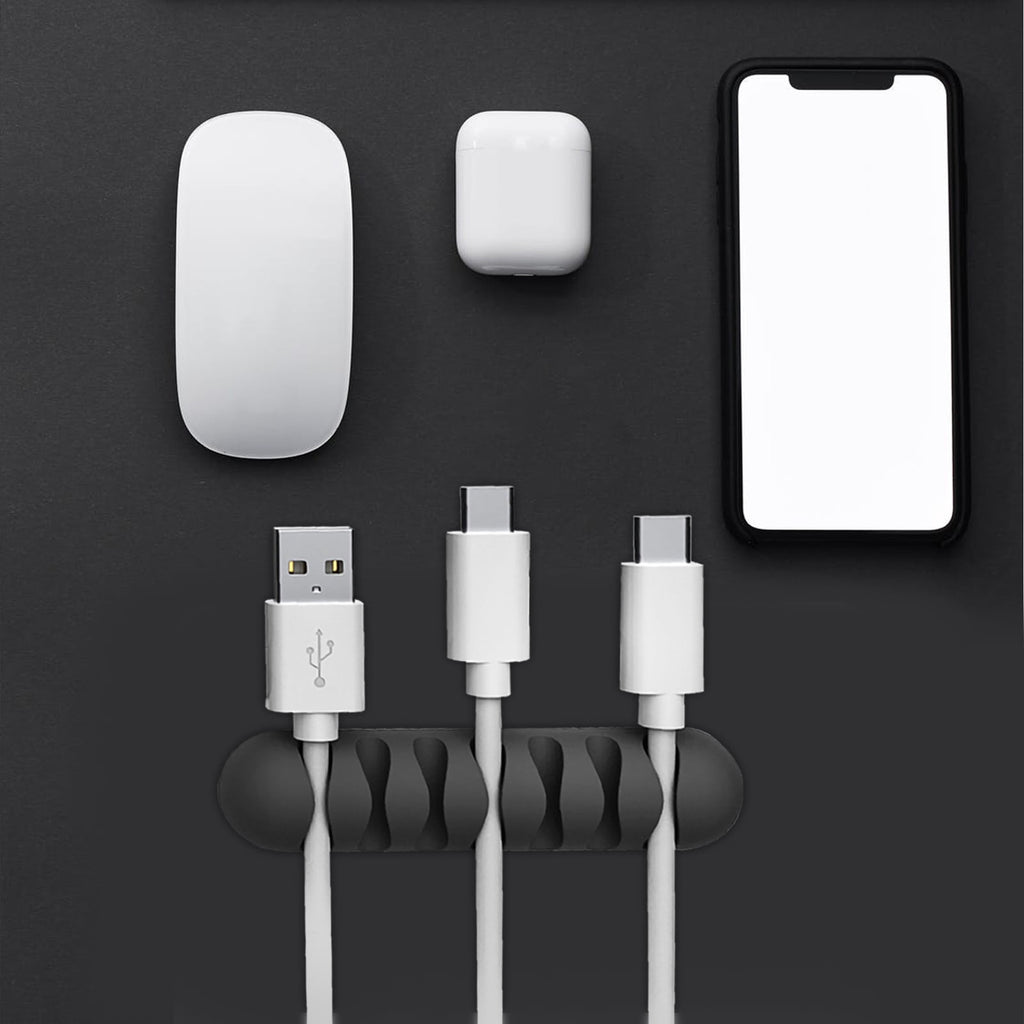 4pcs Cable Holders Tabletop Wire Holders Office Cable Cord Organizers - Image 6