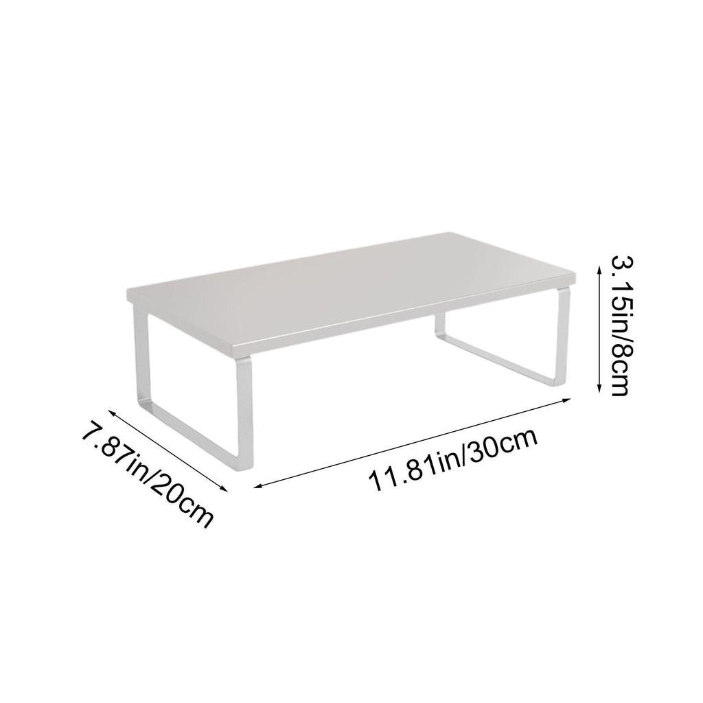 Wooden Monitor Riser – Ergonomic Desktop Stand With Under-Shelf Storage - Image 3