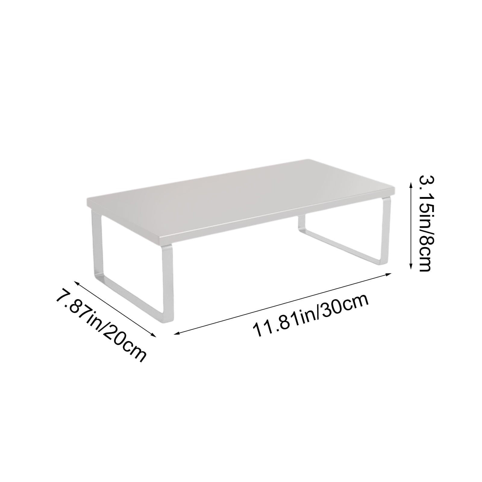 Wooden Monitor Riser – Ergonomic Desktop Stand With Under-Shelf Storage - Image 3