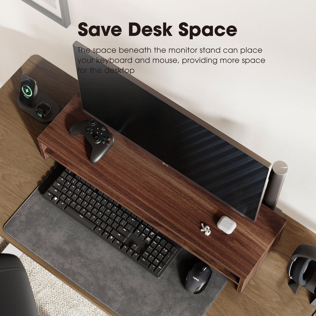 Fenge Monitor Stand, 31.5 Inch Computer Monitor Riser for Desk - Image 3