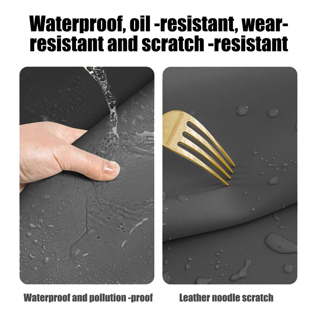 PU Leather Desk Pad with Suede Base,Multi-Color Non-Slip Mouse Pad,24”x 16”Waterproof Desk Writing Mat,Large Desk Blo... - Image 6