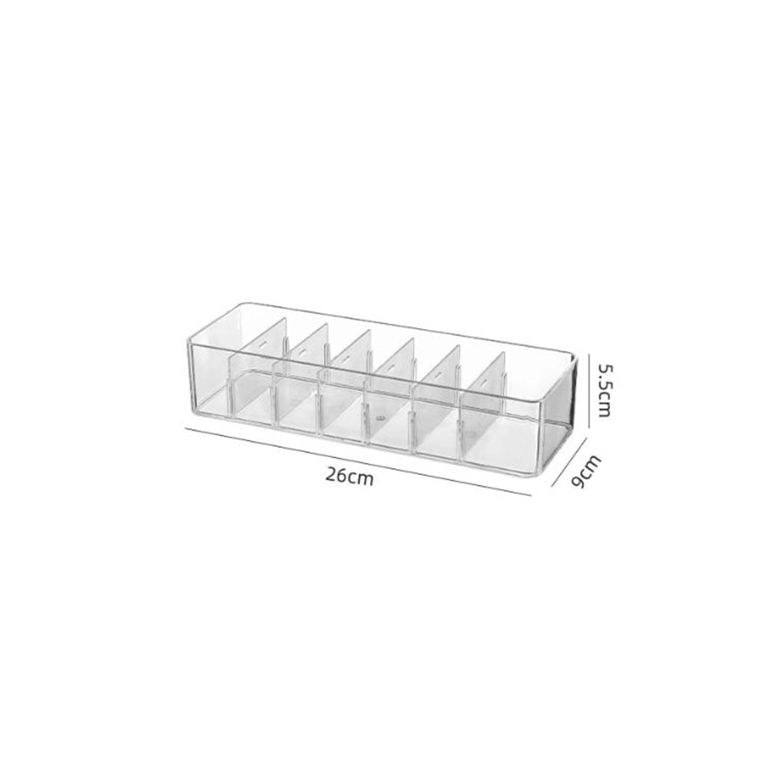Box with Divider Compartments for Chargers and Cords 27.2x6.6x18.1cm Home (Multicolor) - Image 2