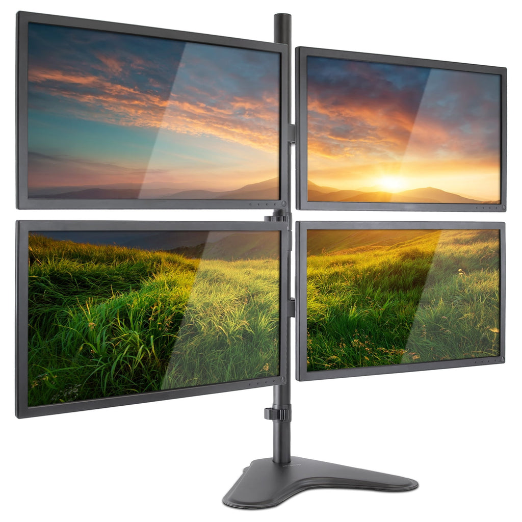 Quad Monitor Desk Stand | Fits 17-32 Inch Screens - Image 4