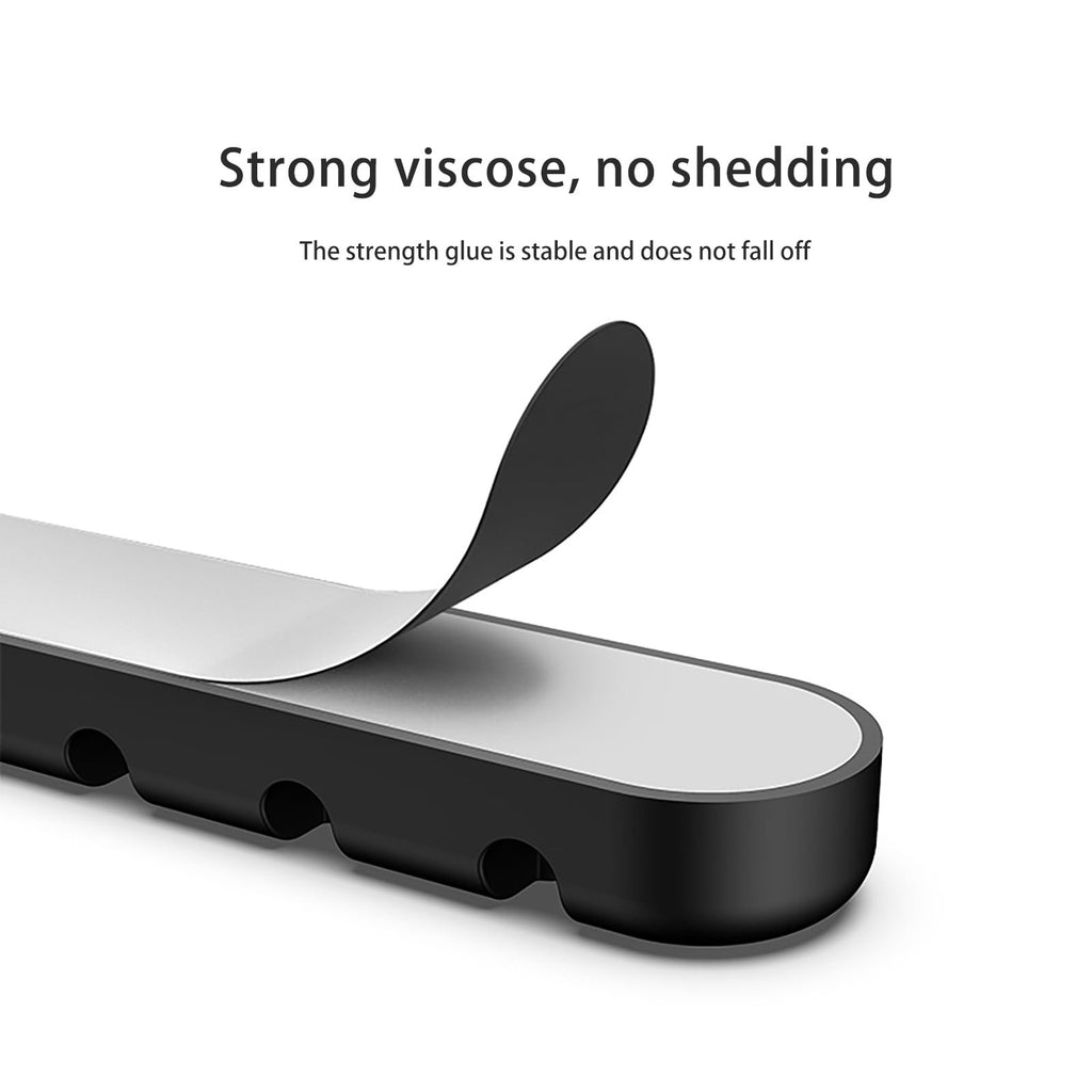 Cable Holder Clips, Cable Management Cord Organizer, USB Charging Clips Silicone Self Adhesive Wire Holders for Offic... - Image 5