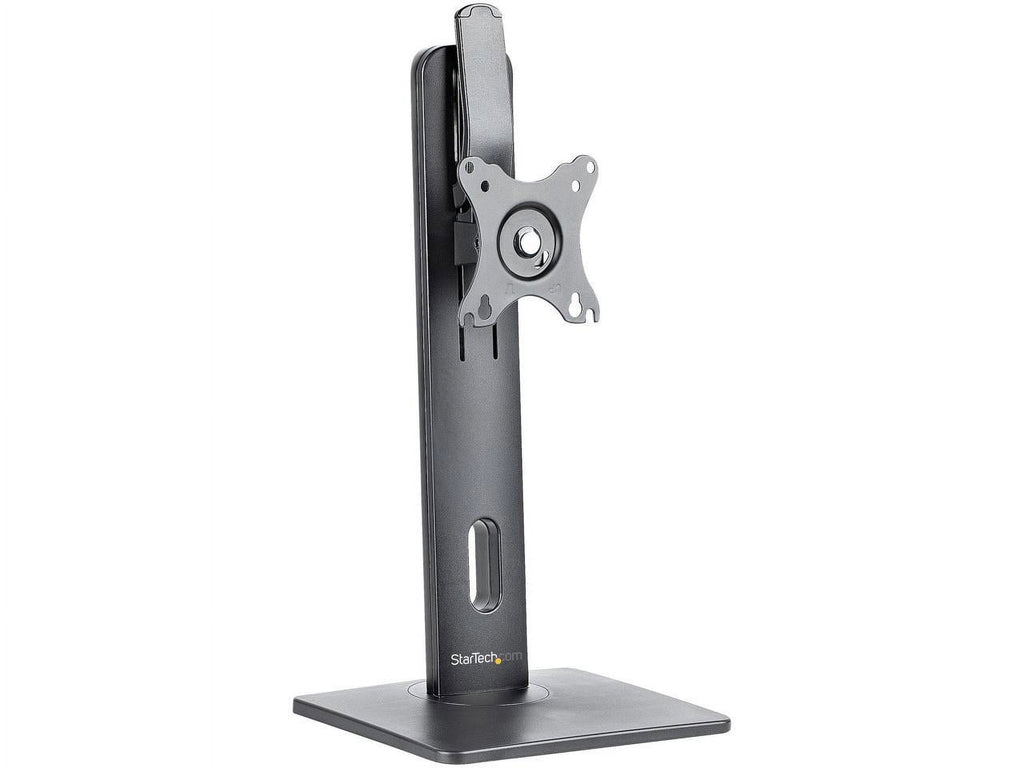 StarTech Free Standing Single Monitor Mount - Height Adjustable Monitor Stand - For VESA Mount Displays up to 32" (15... - Image 4