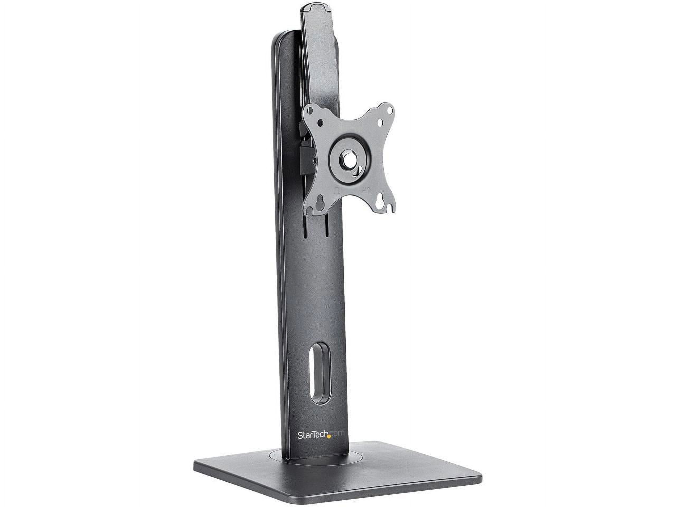 StarTech Free Standing Single Monitor Mount - Height Adjustable Monitor Stand - For VESA Mount Displays up to 32" (15... - Image 4