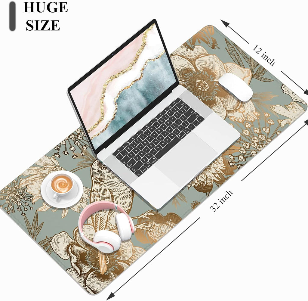 Desk Mat, Large Mouse Pad, 31.5" x 11.8" XXL Extended Gaming Mousepad, Desktop Decor Desk Pad, Cute Men Women Office Supplies & Accessories, - Image 3