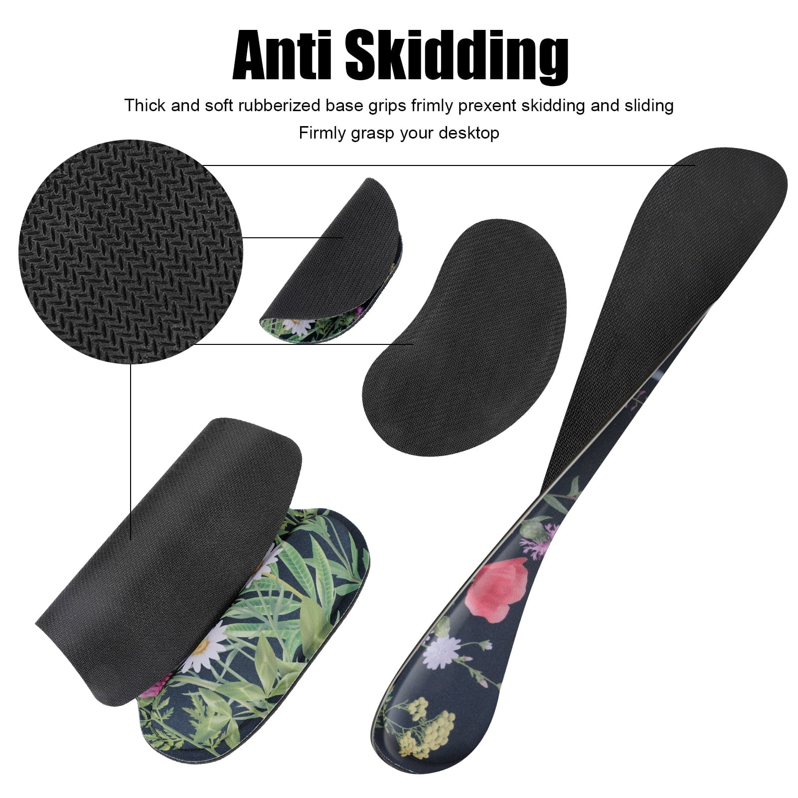 Ergonomic Mouse Pad with Wrist Rest, No Slip Desk Keyboard Wrist Rest and Computer Wrist Support, Memory Foam Keyboar... - Image 5