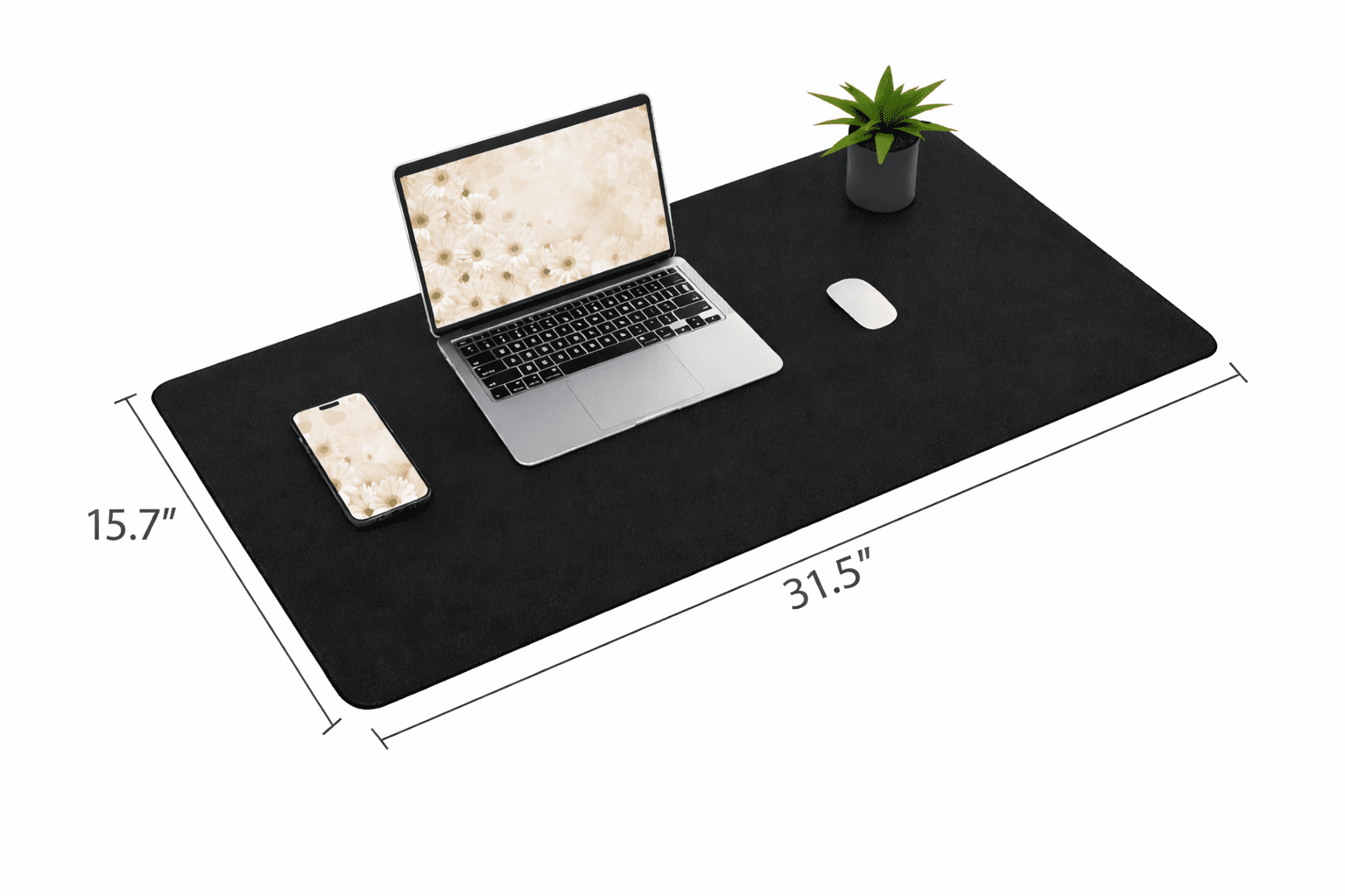 Large Desk Pad 31.5 x 15.7 Inch, Reversible PU Leather Desk Mat, Waterproof Mouse Pad for Office, Home & Gaming Desk-... - Image 2