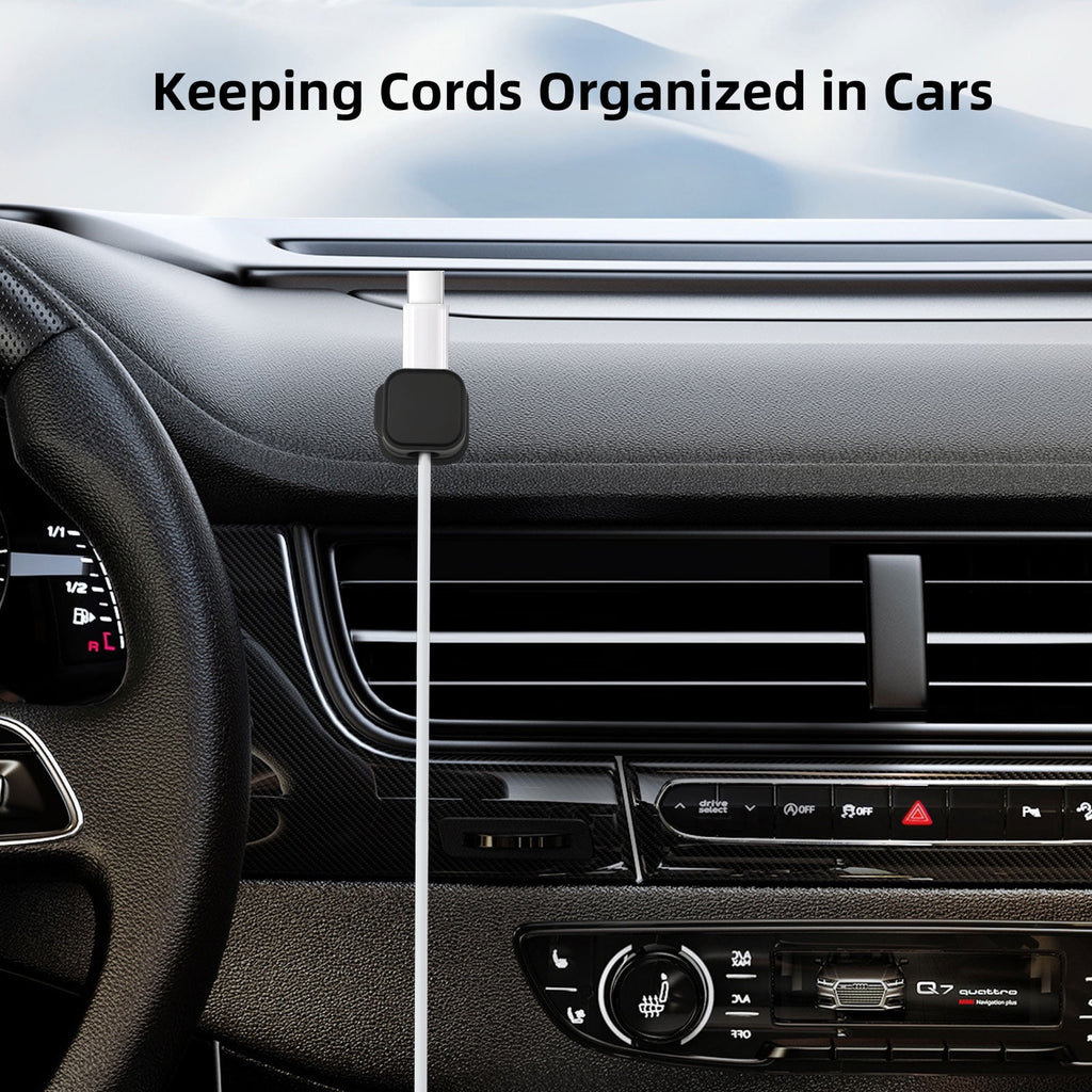 6 Pcs Magnetic Cable Clips, Cable Management, Office Desk Accessories, Cord Organizer, Cable Smooth Adjustable,for De... - Image 5