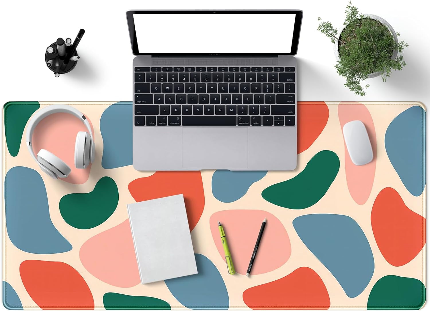 Cute Abstract Desk Mat XXL Large Mouse Pad Big Modern Boho Desk Pad Keyboard Mouse Mat Desk Accessories for Women Cute Desk Decor Extended G - Image 6