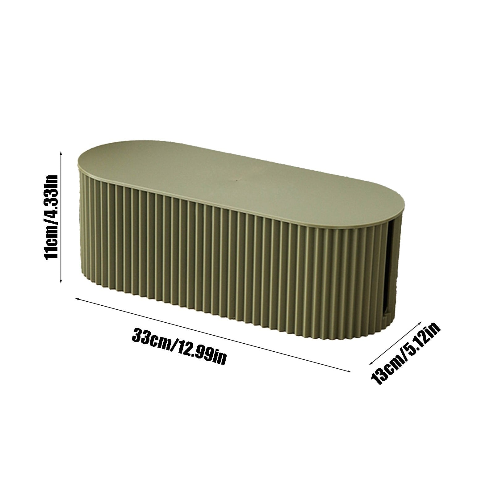 Organizer for Power Strips, Surge Protectors, Chargers, Adapters, TV Computer Wires Hider for Home/Office (Green) - Image 3