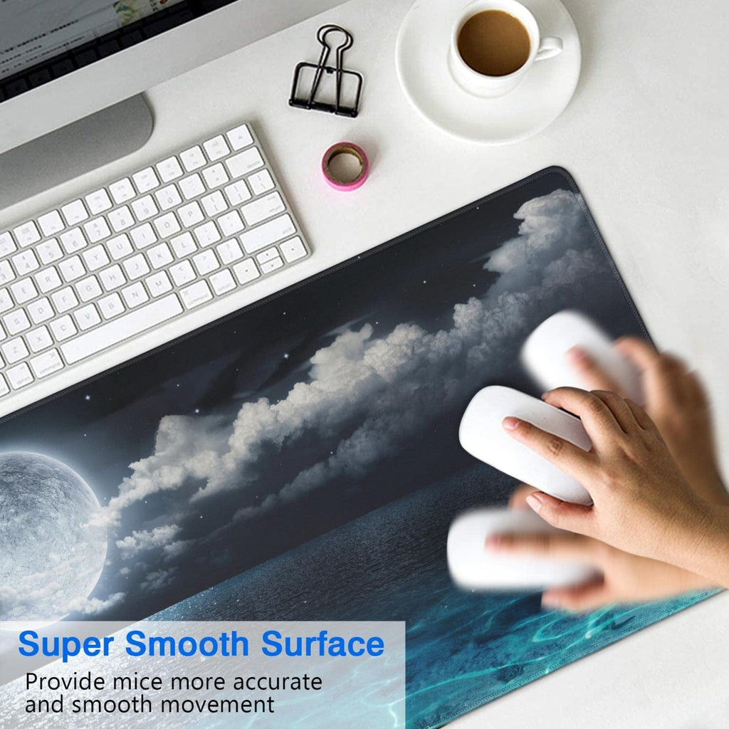 s On Top of s Gaming Mouse Pad with Non-Slip Base Extended Large Mouse Pad XL Keyboard Mouse Pad for Work, Game, Offi... - Image 4