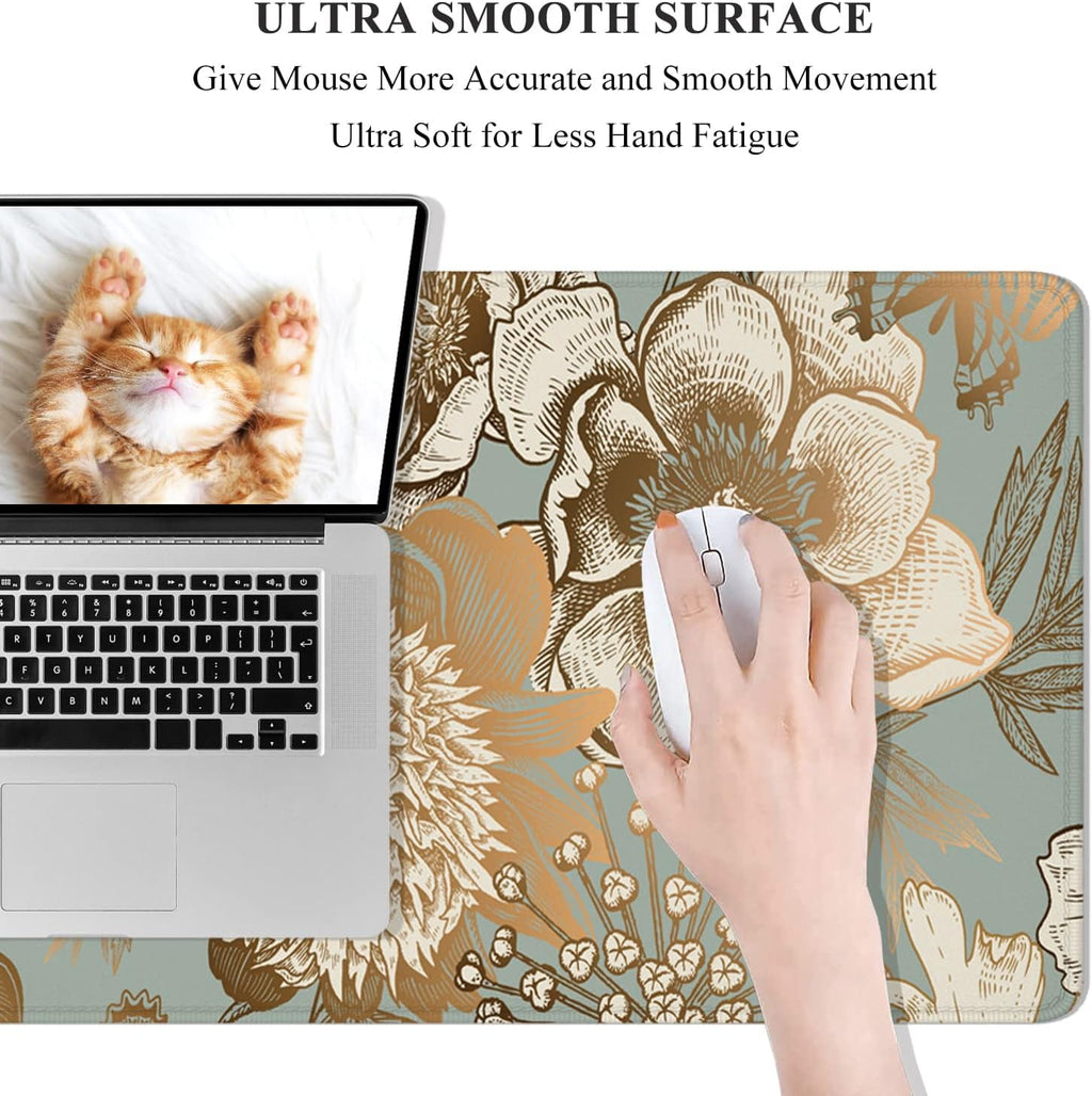 Desk Mat, Large Mouse Pad, 31.5" x 11.8" XXL Extended Gaming Mousepad, Desktop Decor Desk Pad, Cute Men Women Office Supplies & Accessories, - Image 4