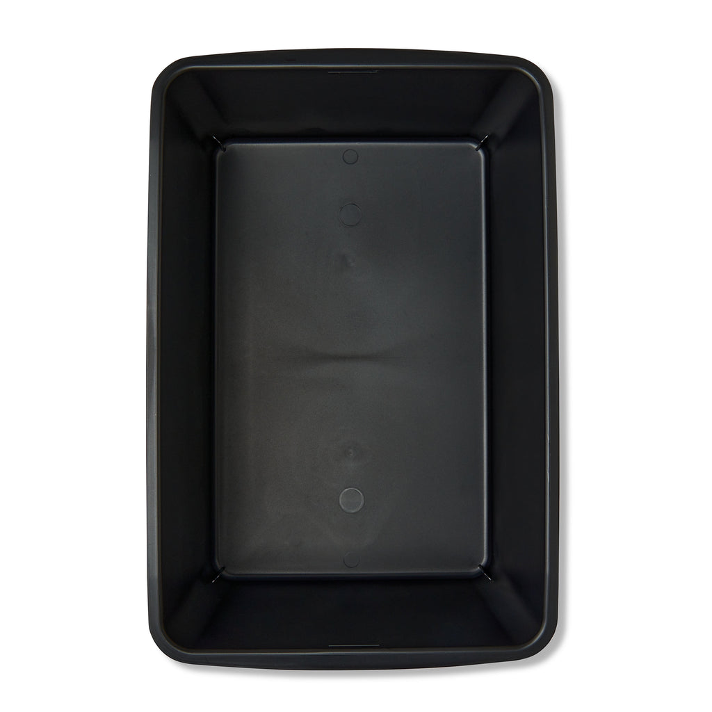 Small Plastic Desktop Organizer Cubby Bin, Black, 8-Pack - Image 5