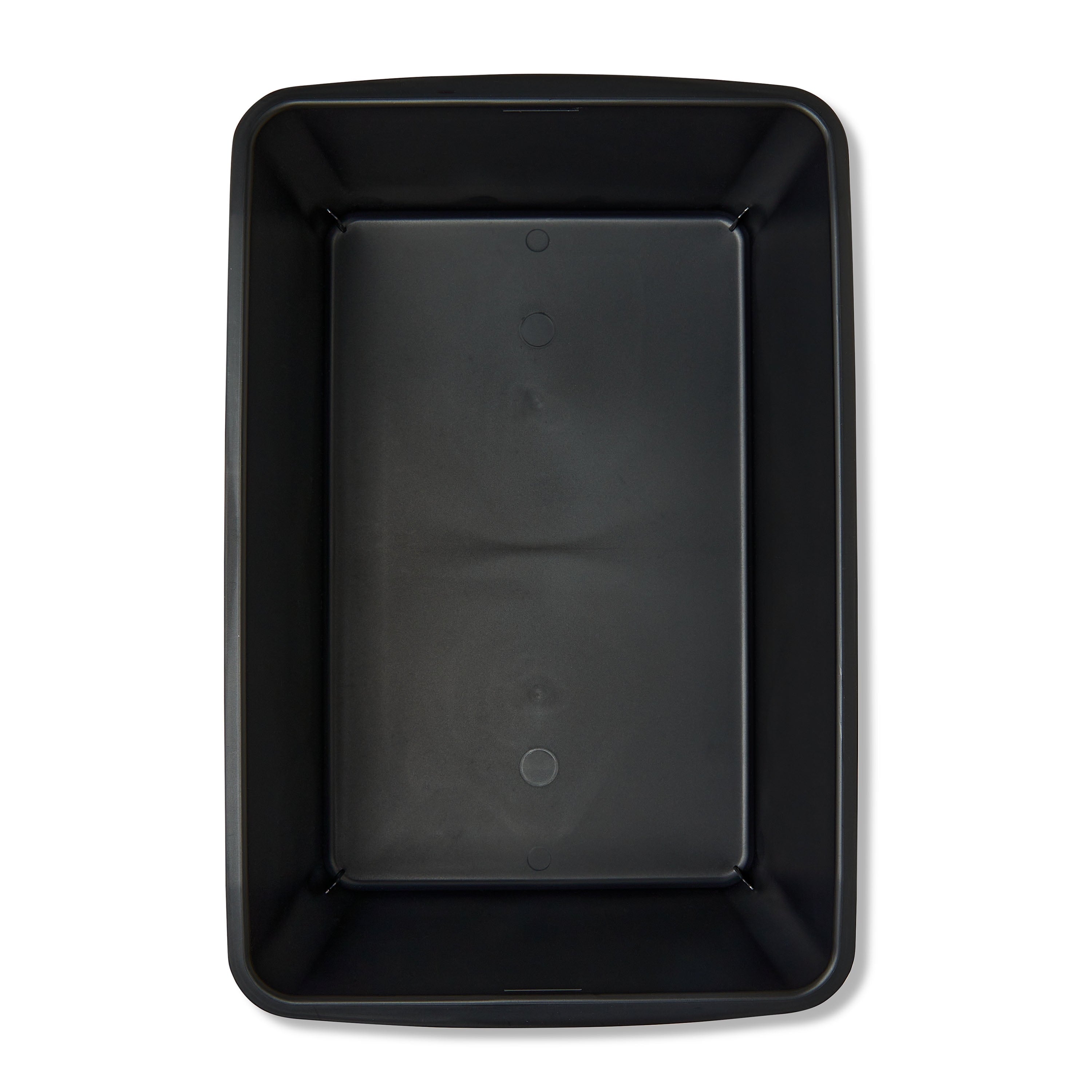 Small Plastic Desktop Organizer Cubby Bin, Black, 8-Pack - Image 5