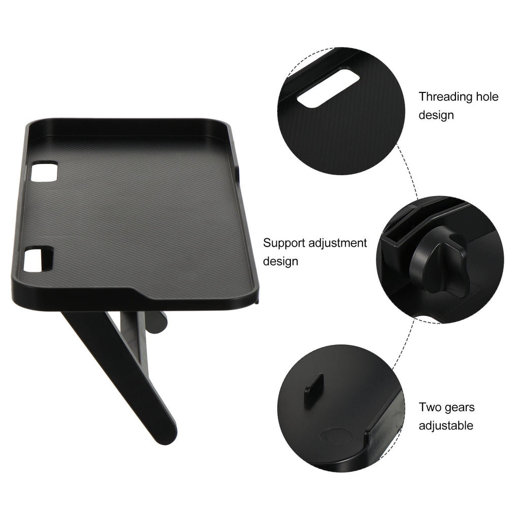 Black Adjustable Computer Monitor Stand with Spacious Storage and Easy Punch-Free Setup for Home Office - Image 3