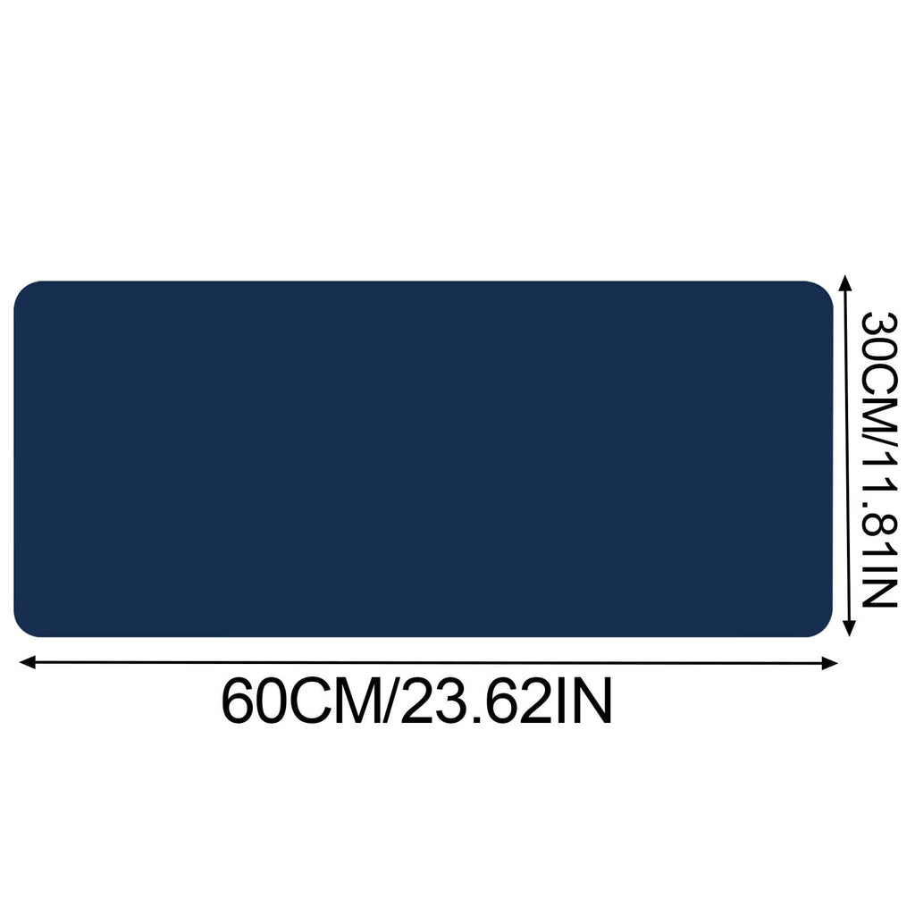 Leather Mouse Pad Large Computer Desk Pad Waterproof Student Writing Desk Pad, Silicone Meal Mat Flour Mat Student Dr... - Image 2