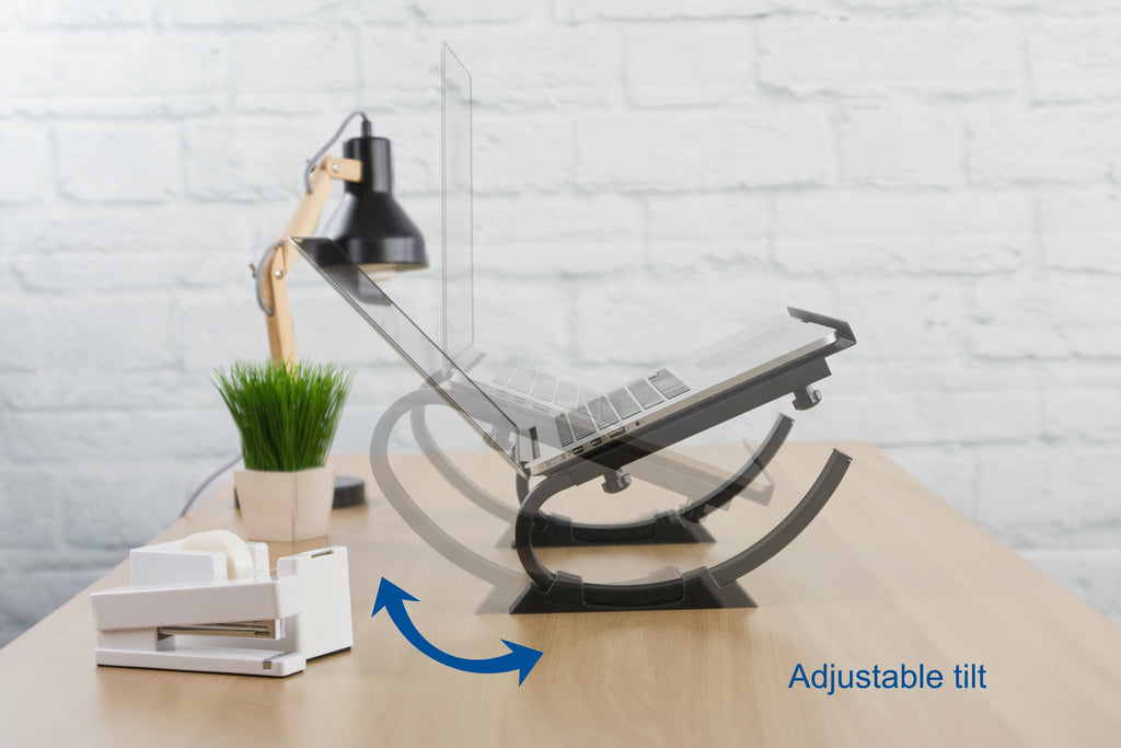 Black Fully Adjustable Laptop / Notebook & Monitor Stand (STAND-V001N) - Image 5