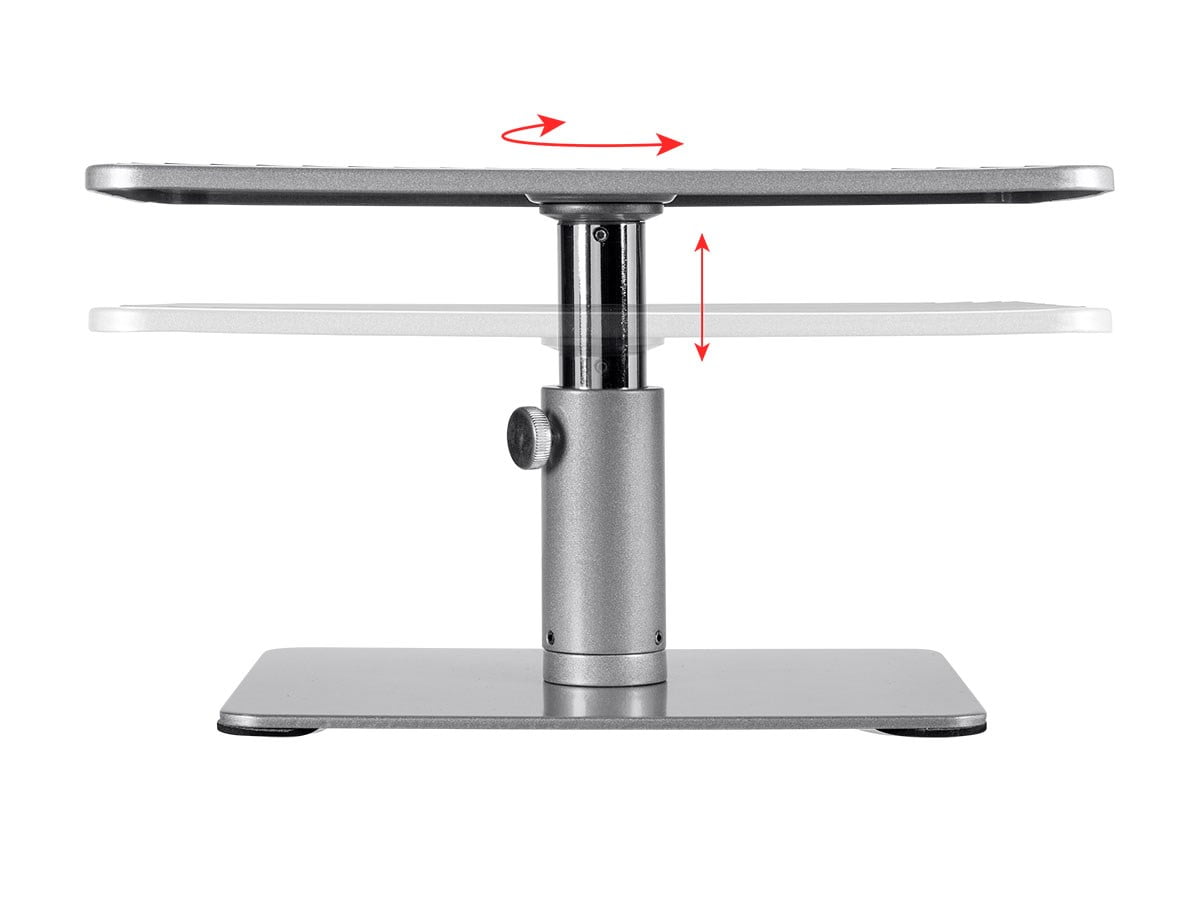 Universal Monitor Riser Stand - Silver Perfect For Raising Your Monitor About 4.7 to 6.7 Inches - Collection - Image 3