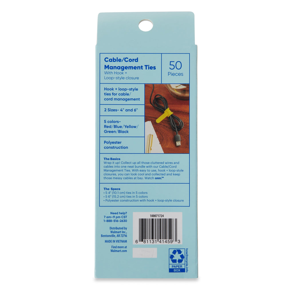 Cable/Cord Management Ties, 50 Pieces - Image 6