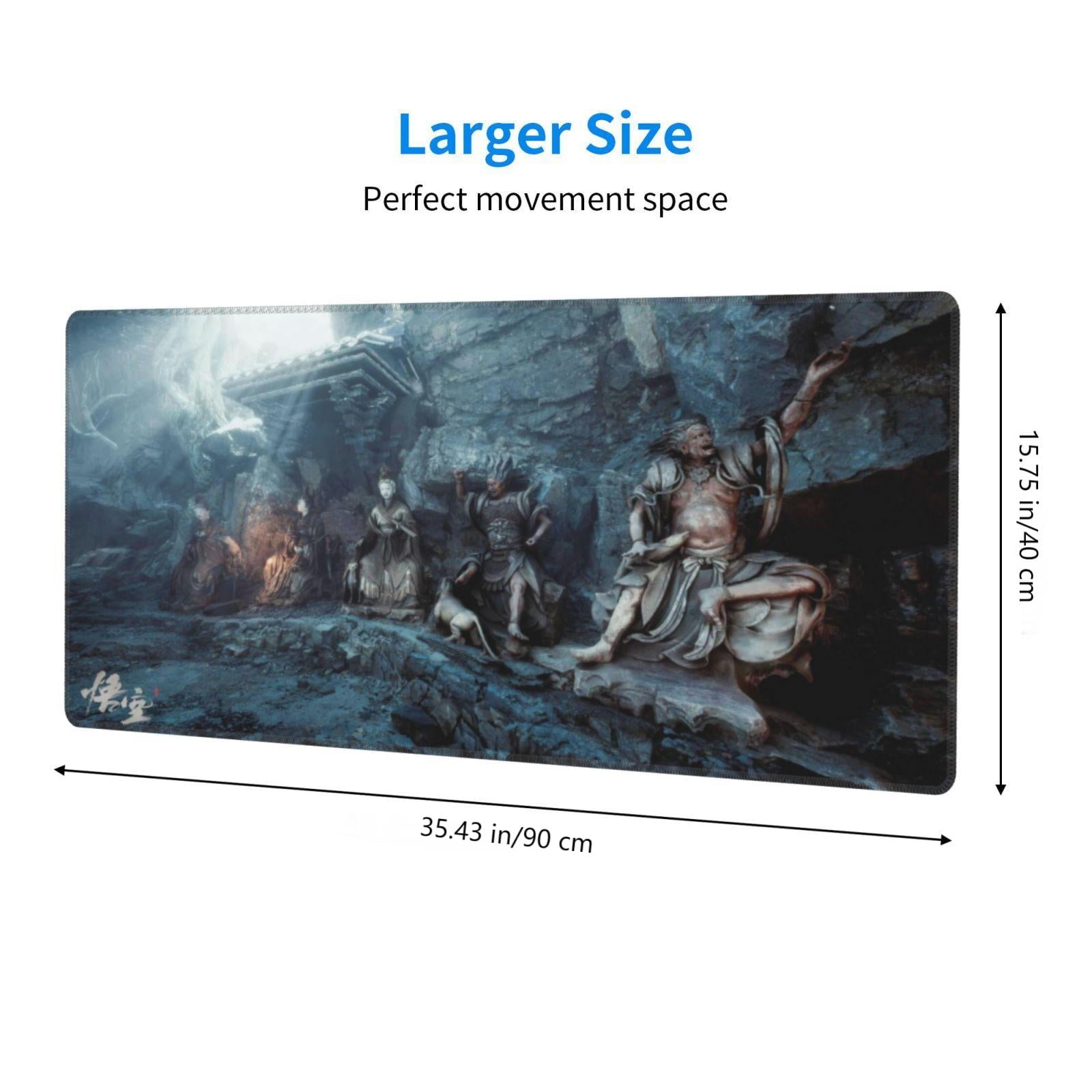 XXL Large Gaming Mouse Pad 35.4x15.7 inch,Ergonomic Landscape Desk Mat - Image 5