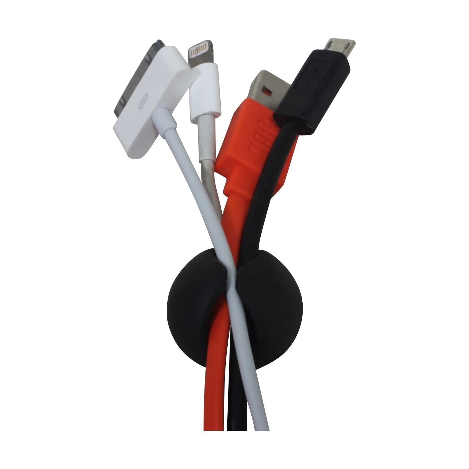 10 Pack Hardware Cable Organizer Cord Management System, Multipurpose Cable Clips, Desktop Cable Organizer, Black - Image 2