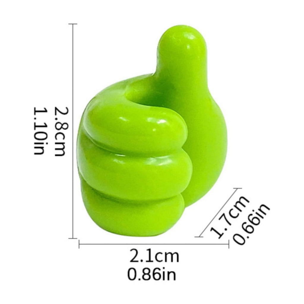 SLUOHZXI 10Pcs Cable Clips, Thumb Cord Holders, Silicone Wall Hook Cord Organizer for Desk Wall Car Nightstand, Cord Clips, Wire Holders, Ph - Image 3