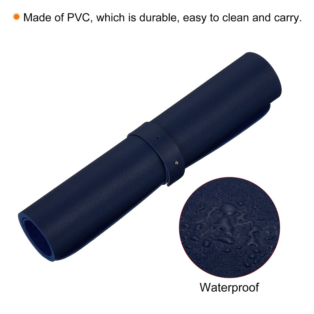 24"x12" Desk Mat Protector, Non-Slip Waterproof Mouse Pad Writing Mat for Office Home, Blue - Image 4