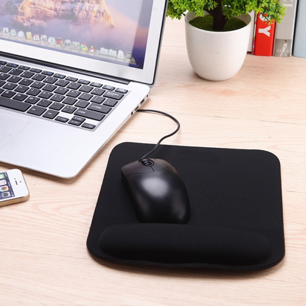 Office Mouse Pad with Wrist Support, Ergonomic Gaming Desk Mouse Pad, Fabric Base for Laptop - Image 2