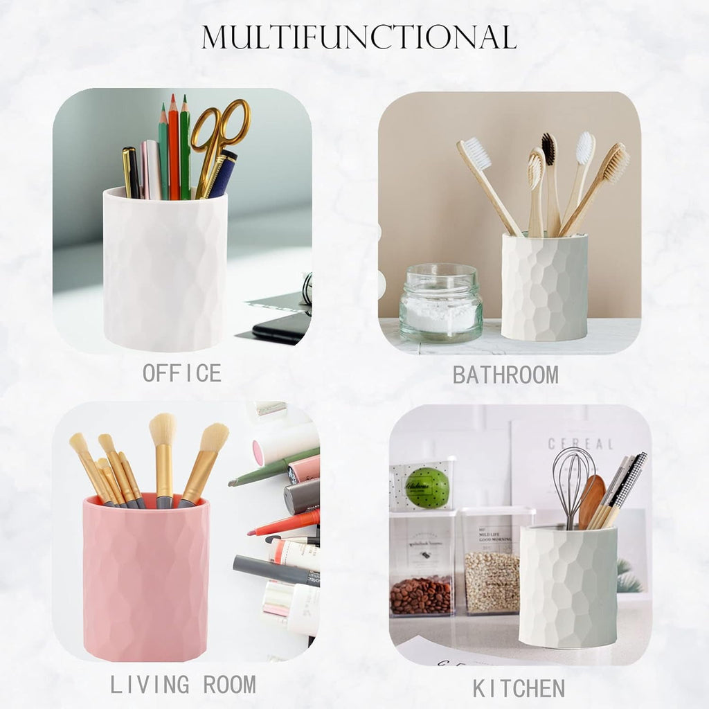 Silicone Pen Holder, Nordic Modern Minimalist Makeup Organizer for Desk, Waterproof Office Supplies, Multifunctional Desktop Pencil Pot for - Image 2