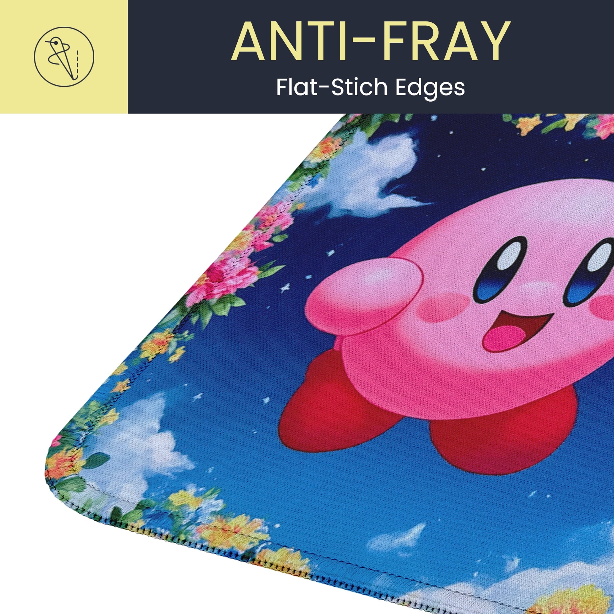 Cute Mouse Pad, Gaming Accessories, Adorable Gamer Gift, Kirby Desk Mat, Play Mat, Kids' Gift, Colorful Keyboard Mat - Image 3