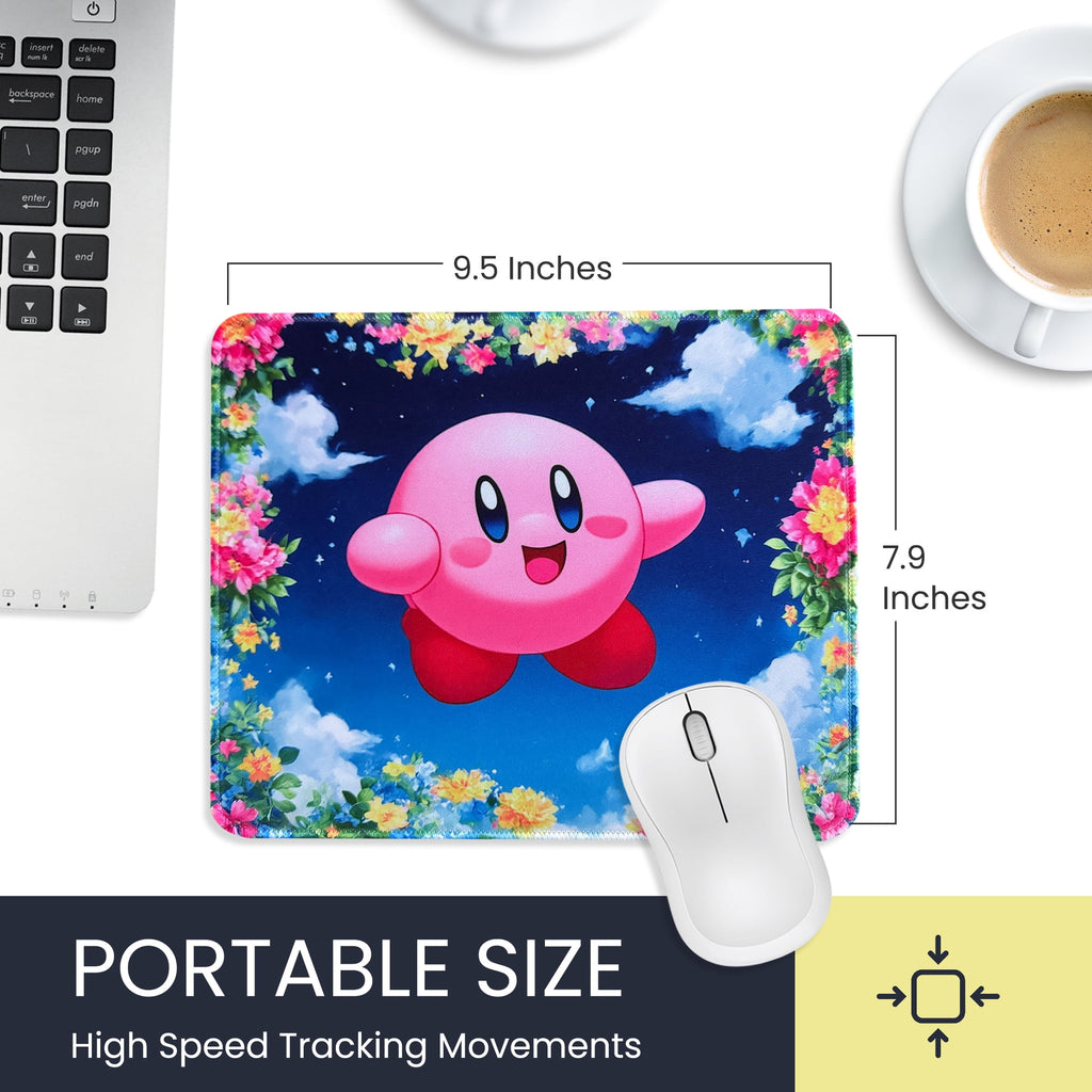 Cute Mouse Pad, Gaming Accessories, Adorable Gamer Gift, Kirby Desk Mat, Play Mat, Kids' Gift, Colorful Keyboard Mat - Image 4