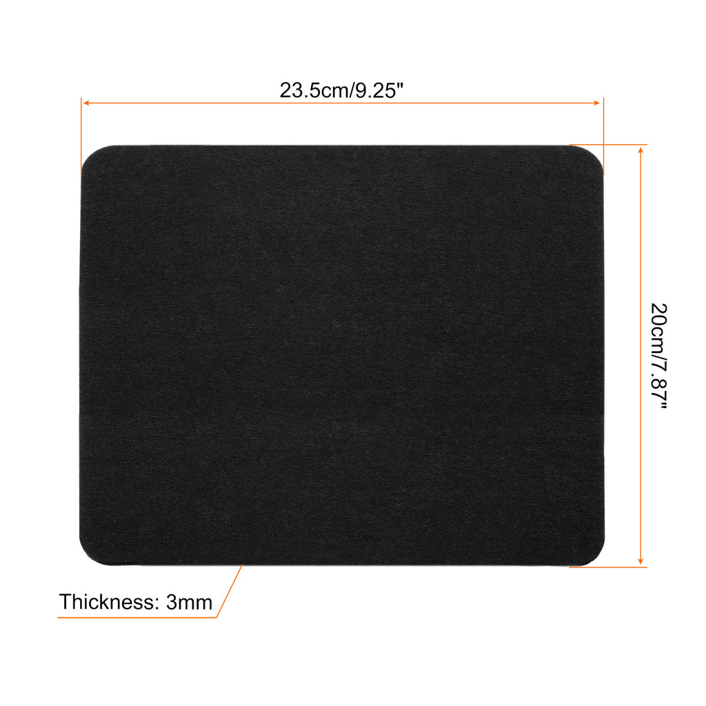Felt Dual Side Desk Pad Writing Mat for Office Home Black 23.5x20 - Image 2