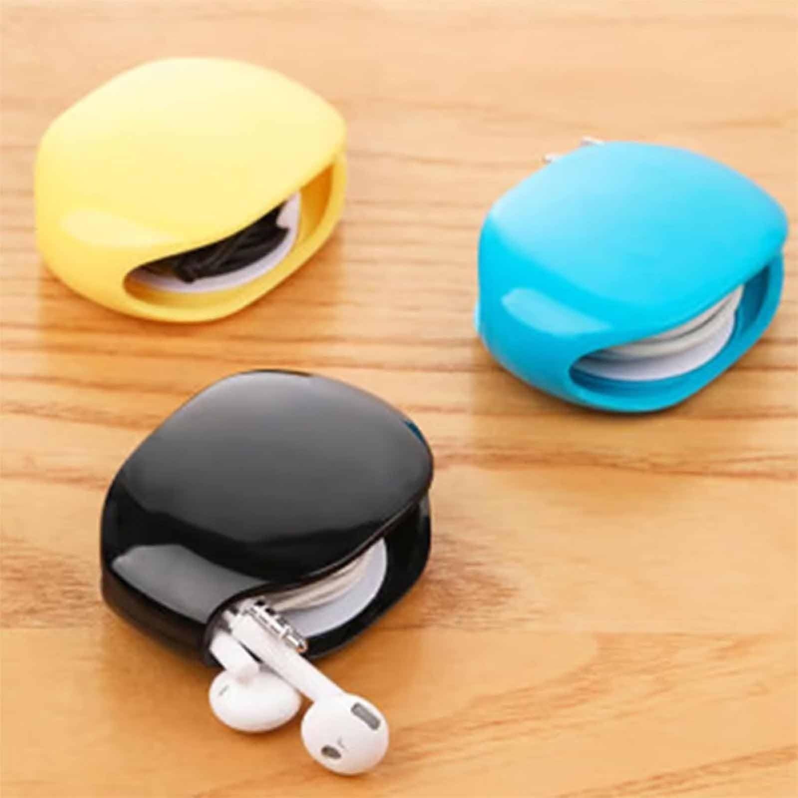 Automatic Cord Reel, Automatic Cord Reel for Phone Cords, Retractable Magnetic Cord Organizer, for USB, Headphone, Da... - Image 5