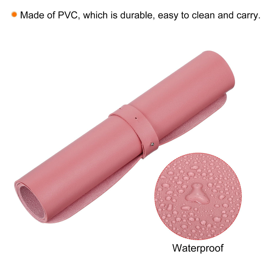 Unique Bargains Desk Mat Protector Non-Slip Mouse Pad for Office Home Pink 30x60 - Image 4