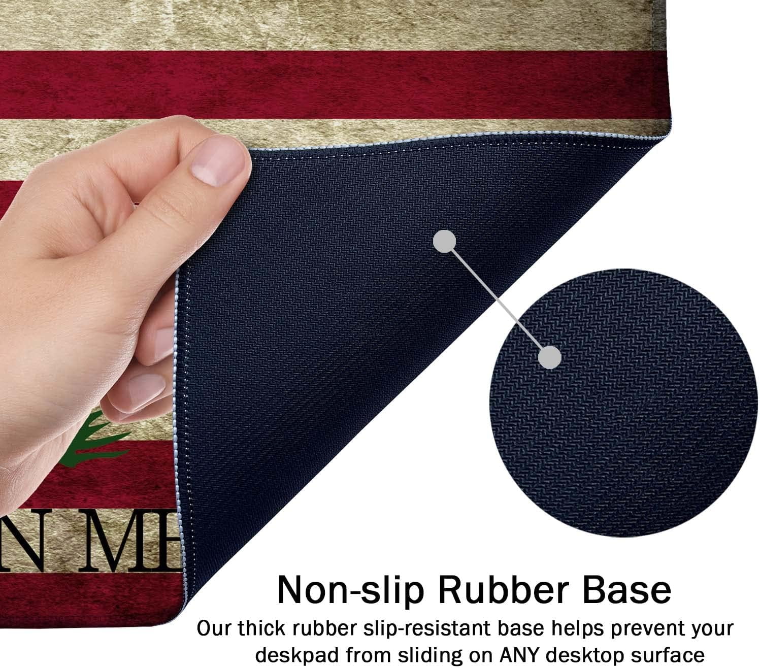 Desk Mat,Large Mouse Pad 35.4" x 15.7" XXL Extended Gaming Mouse Pad Mat with Non-Slip Base Stitched Edge Mousepad fo... - Image 6
