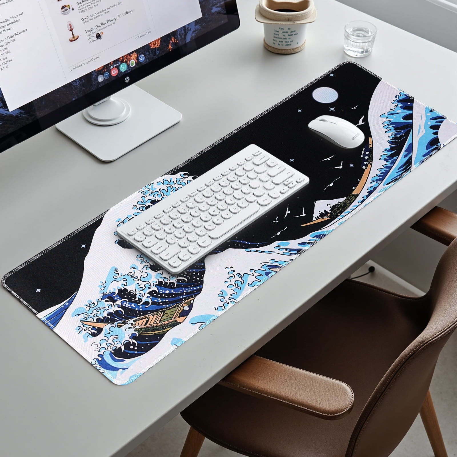 Gaming Mouse Pad,Mouse Pad 31.5x11.8inch Large Extended Computer Mouse Mat Keyboard Full Desk Mousepad for Gaming, Of... - Image 6