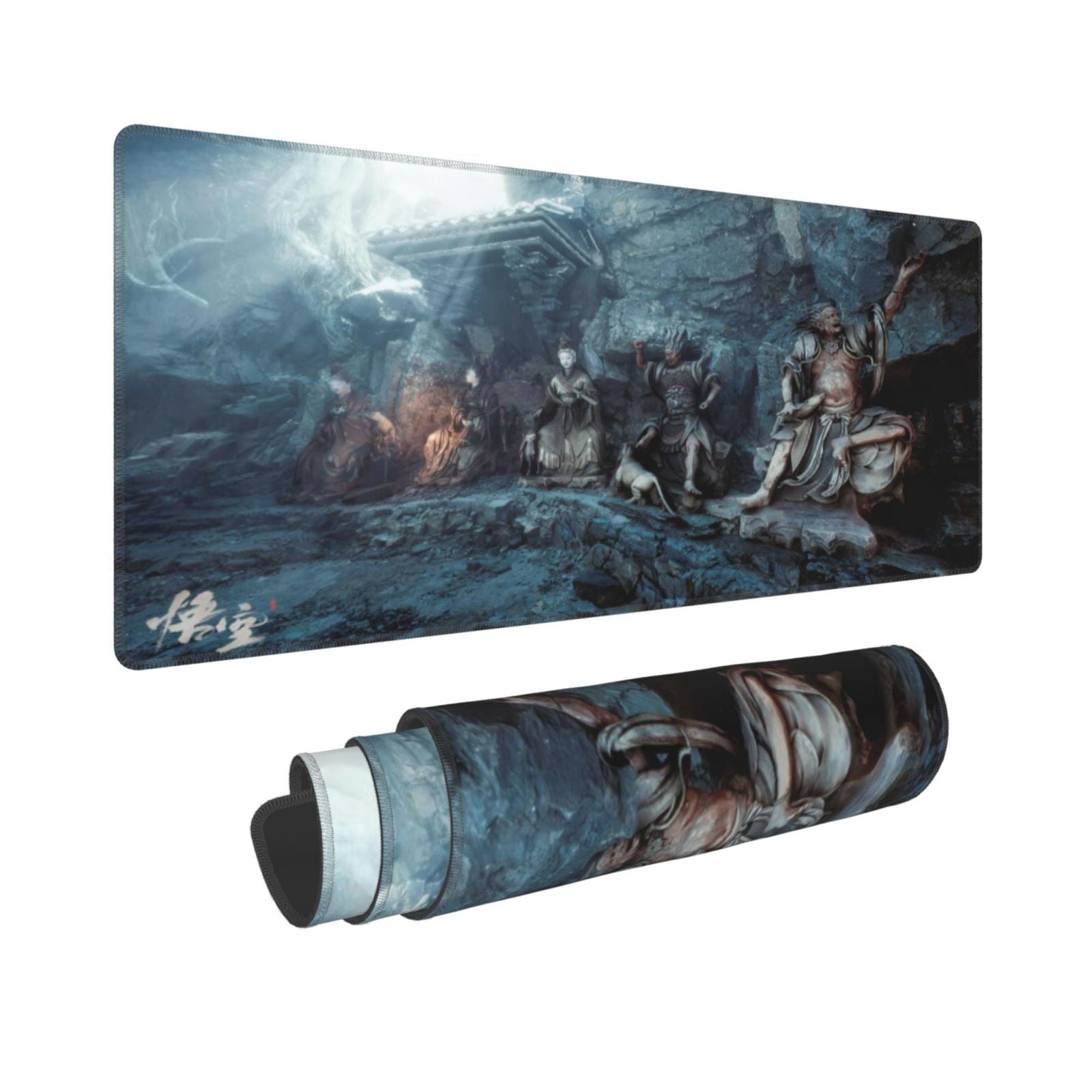XXL Large Gaming Mouse Pad 35.4x15.7 inch,Ergonomic Landscape Desk Mat - Image 3