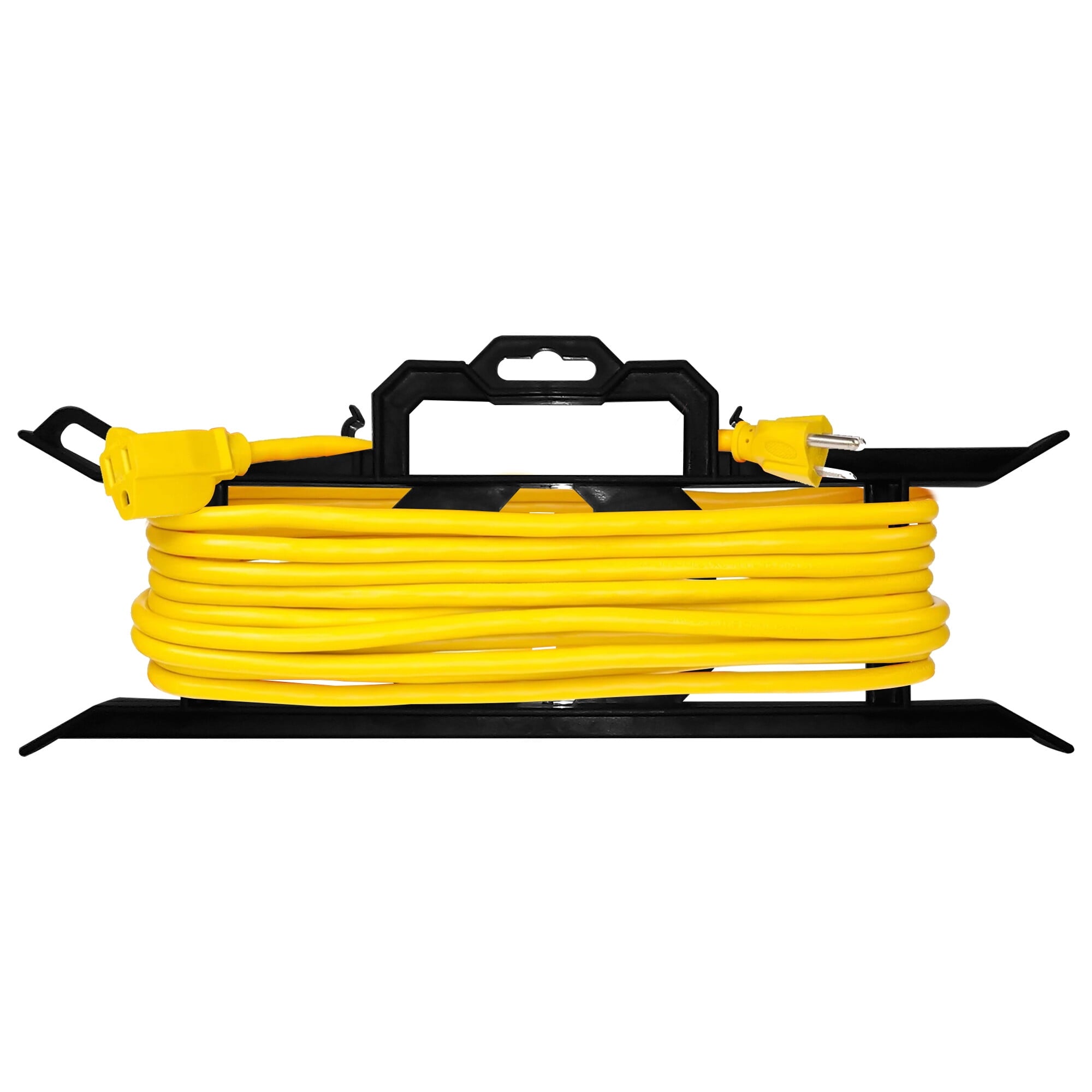 extension cord and light storage, wrap, hold up to 100ft, black, material: PP - Image 4