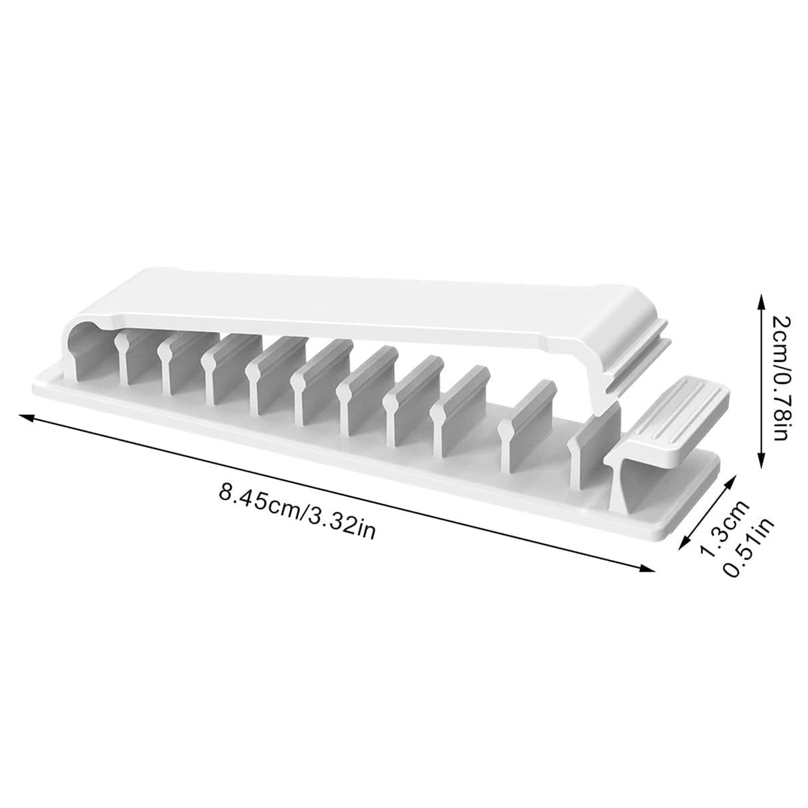 Cable Organizers Self Adhesive Wall Mounted Saving Space Cable Manage Multipurpose Wire Clamps,Black - Image 3