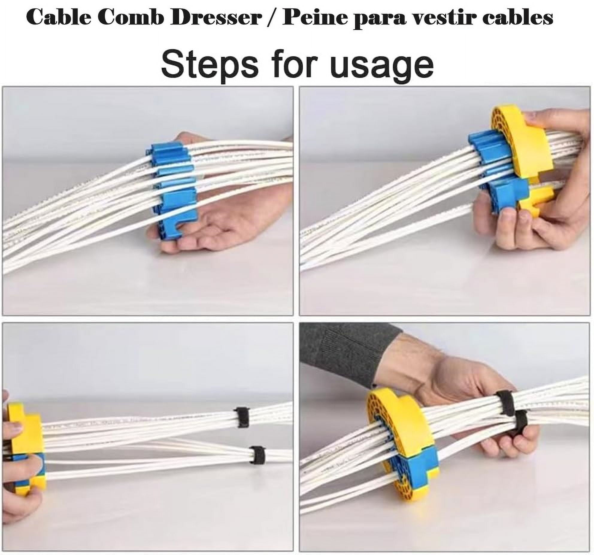 Cable Comb Tool, Wire Comb, Organizer, network Cable, Data Cable Comb, Cable Management awg23, awg24 - Image 5
