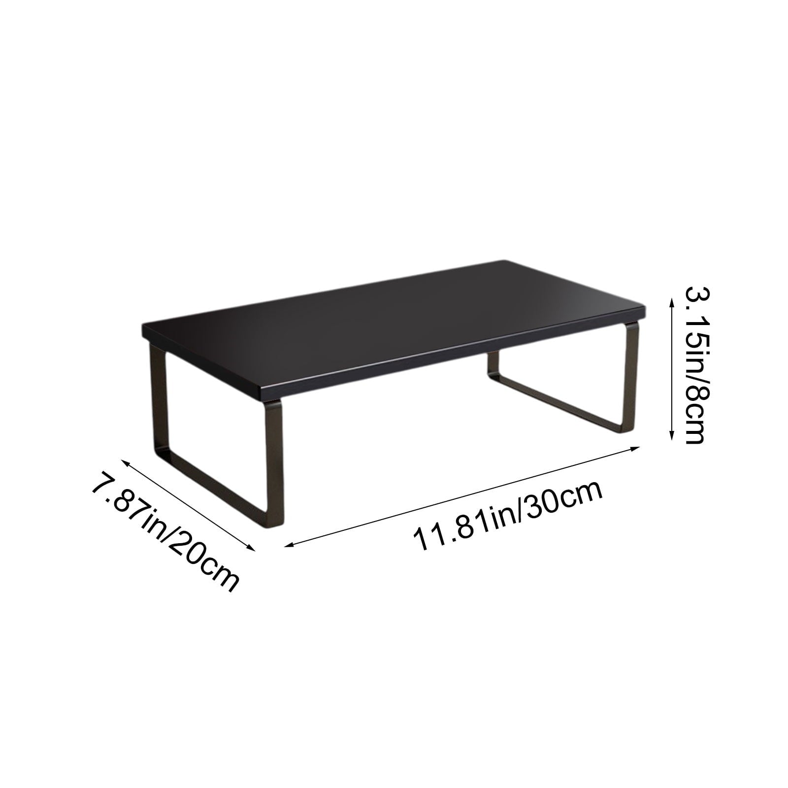 for Desk with Storage Shelf, Wood Desktop Organizer for Home Office, Computer for Laptop, Raised Shelf for Computer S... - Image 3