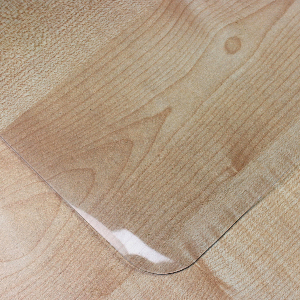 Crystal Clear Vinyl Rectangular Desk Pad - 19" x 24" - Image 4