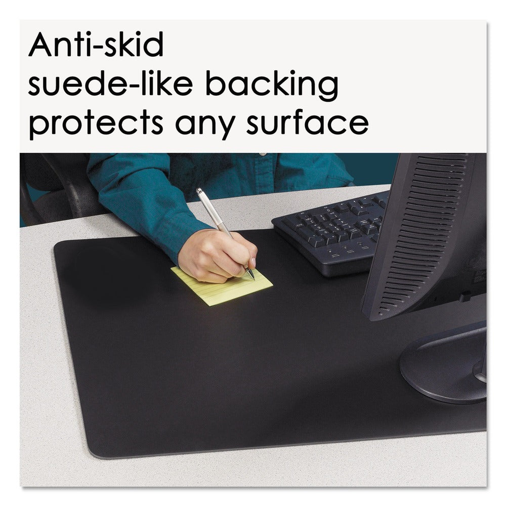 Rhinolin II Desk Pad with Microban, 36 x 20, Black - Image 5