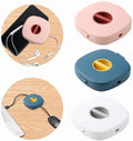 3pcs Cable Management Retractable Cord Organizer: 2-in-1 Cord Management Case Mobile Phone Holder, Cable Tidy Storage Protector Wire Winder