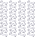 40 Pack Cable Clips - Strong Adhesive Wire Holder Organizer Durable Cord Management on Wall Table Desk Computer for O...