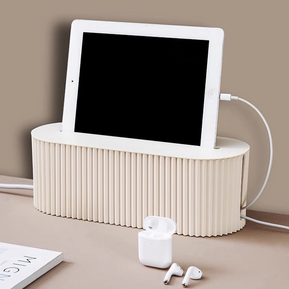 Cord Organizer Box for TV, Computer, Laptop, Cable Management and Power Strip Storage Solution - Image 2