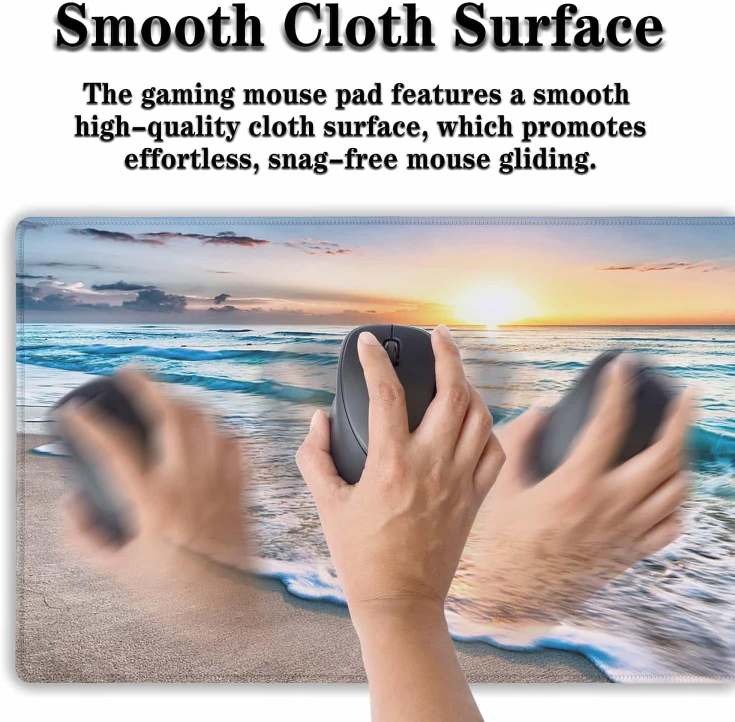 Keyboard Mats Desk Accessories Kit Gaming Mousepad Big Mouse Pads Pc Desk Mat Full Desk Mat Waterproof Non-Slip Rubber Base 35.4" X 15.7" fo - Image 5