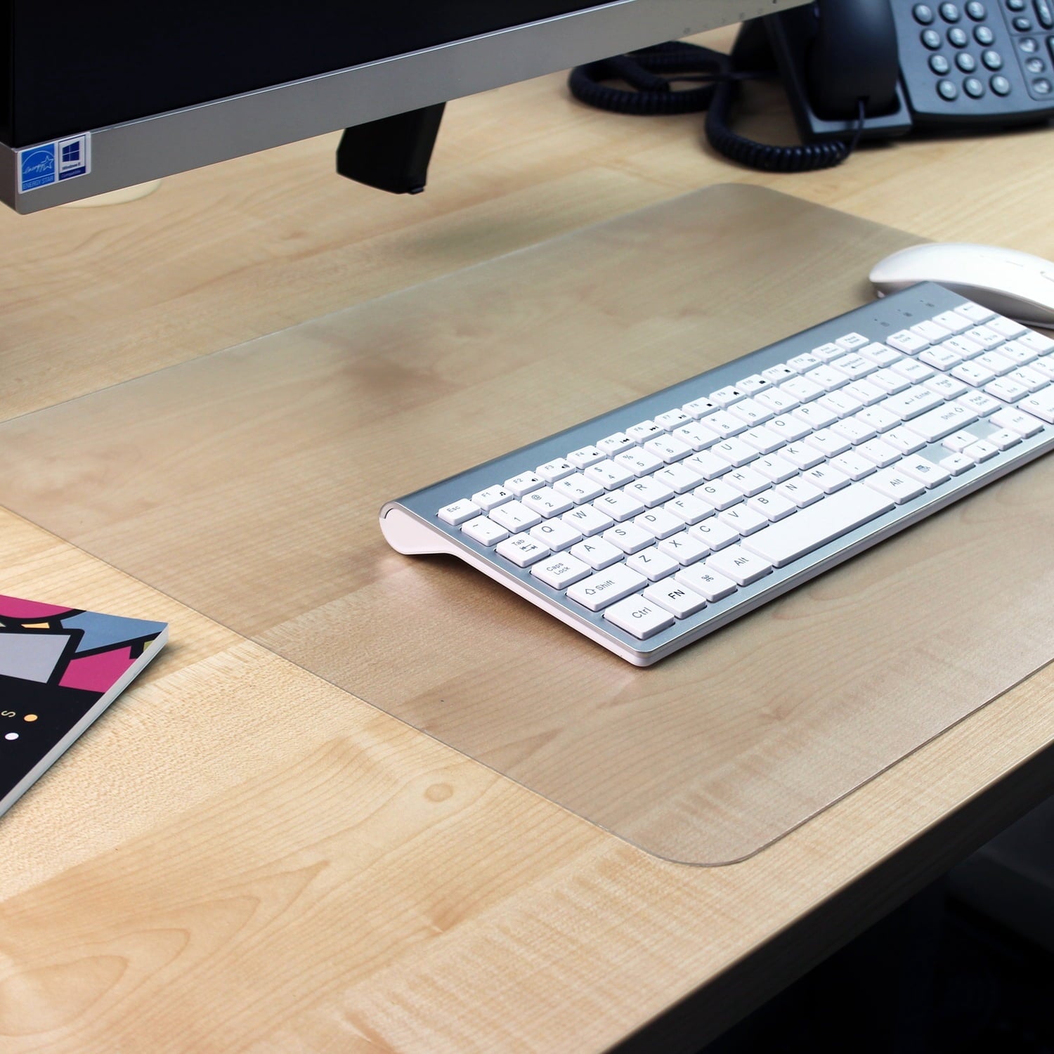 Polycarbonate Desk Pad - 19" x 24" - Image 4